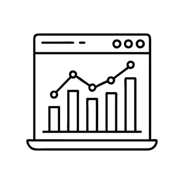 Corporate Metrics Analysis Visual Representation clipart