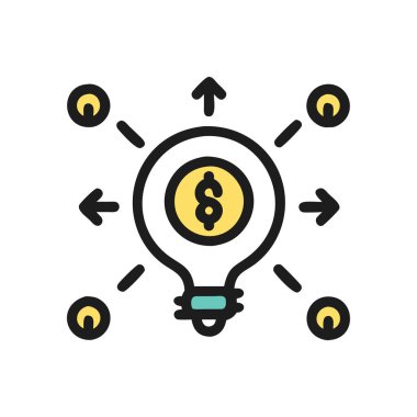 Dynamic Icons for Venture Funding Strategies clipart