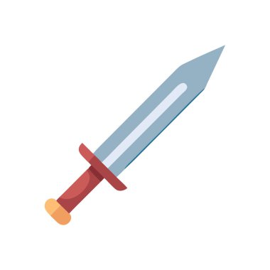 Elegant Sword for Historical Contexts clipart