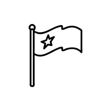 Creative Battle Flag Icon for Tournaments clipart