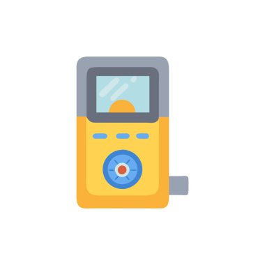 Reliable Geiger Counter Icon for Safety Monitoring clipart