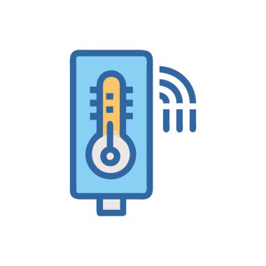 Stylish Temperature Data Logger Design clipart