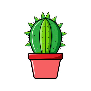 Echinopsis Oxygona Houseplant Bold Art clipart