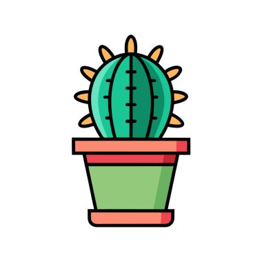 Vibrant Thelocactus Plant Design clipart