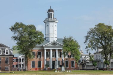 The Ministry of Finance at the Independence Square, Paramaribo, Suriname clipart