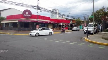 San Jose, Kosta Rika - Haziran 2022: Barrio Escalante, San Jose 'nin bir çok kafesi ve restoranı olan en popüler bölgesi.