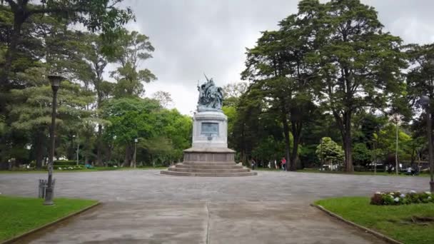 Сан Хосе Коста Рика Июнь 2022 Года Национальный Памятник Коста — стоковое видео