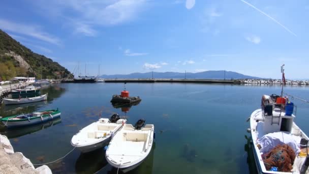 Wyspa Marmara Turcja Kwiecień 2019 Panoramiczny Widok Wioskę Gundogdu Wyspie — Wideo stockowe