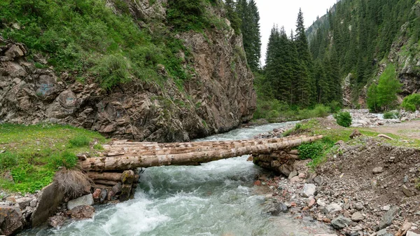 Canyon Jeti Oguz Kirghizistan Est Une Merveille Naturelle Couper Souffle — Photo