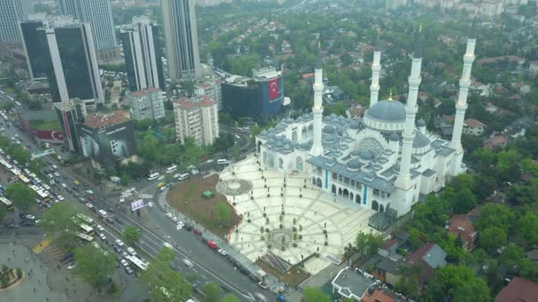 Levent Istambul Turquia Maio 2023 Lapso Tempo Mesquita Levent Também — Vídeo de Stock