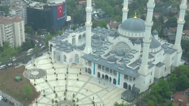 Levent Istambul Turquia Maio 2023 Lapso Tempo Mesquita Levent Também — Vídeo de Stock