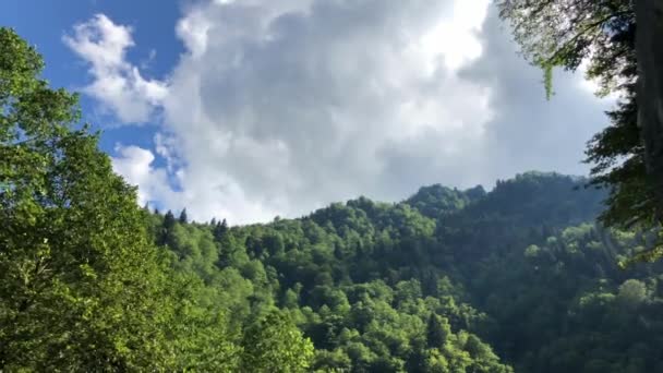 Las Montañas Kárcalas Región Del Mar Negro Turquía Cuentan Con — Vídeos de Stock