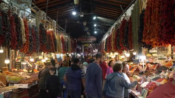 Gaziantep Τουρκία Ιουλίου 2023 Ιστορικό Bazaar Almaci Της Gaziantep Πολλούς — Αρχείο Βίντεο