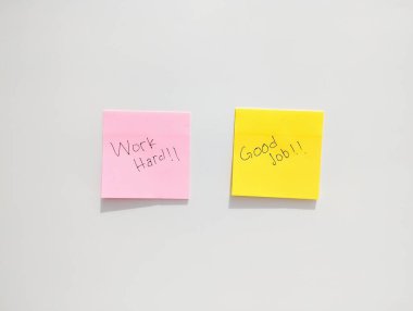 Picture of yellow sticky note with word 