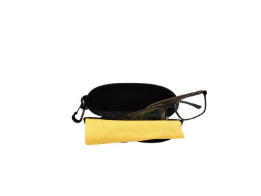 Picture of a glasses on a glasses case  clipart