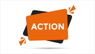 Eylem düğmesi web pankartı şablonları. Vektör İllüstrasyonu