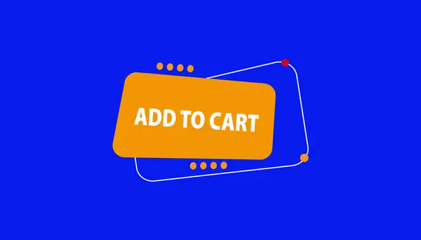 Kart düğmesi web pankart şablonlarına ekle. Vektör İllüstrasyonu