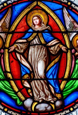 Şah, FRANCE - 01-26-2025: Çocuklar bana gelsin! Çocuklar İsa 'ya yaklaşmak ister, o da onları karşılar ve kutsar..