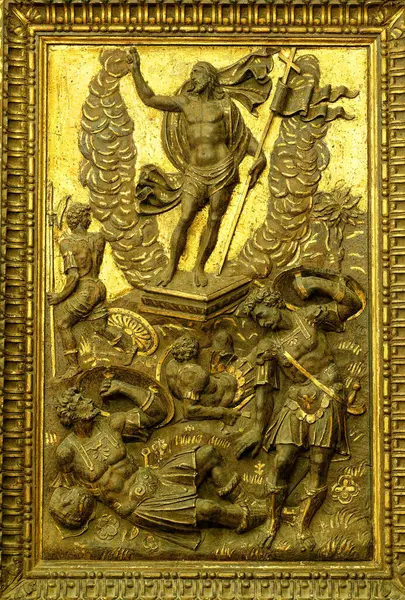 Napoli, İtalya - 10-25-2024: İsa Mesih 'in dirilişi.