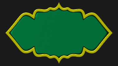 Gölge ile boş fotoğraf çerçevesi.