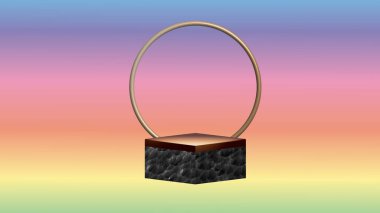 Harita noktası simgesi. Beyaz arkaplan üzerinde kırmızı arkaplan üzerindeki konum pin sembolünün 3d illüstrasyonu.