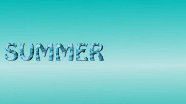 Metin ile yeşil arkaplanın 3d görüntülemesi.wow 3d resimleme.