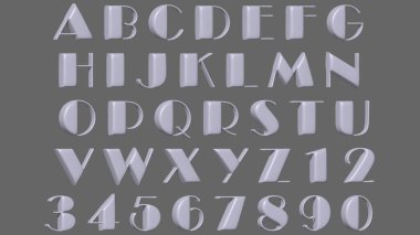 Metin ile yeşil arkaplanın 3d görüntülemesi.wow 3d resimleme.