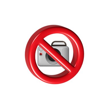 Kamerayı yasak işaretle durdur