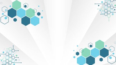 Soyut teknoloji geçmişi. Vektör illüstrasyonu