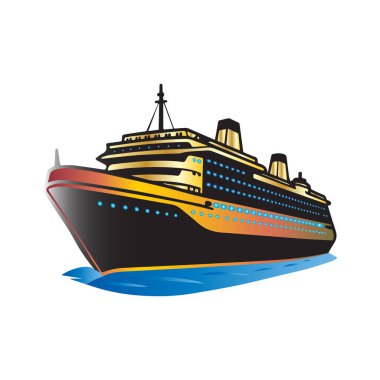 Denizde bir geminin simge resmi