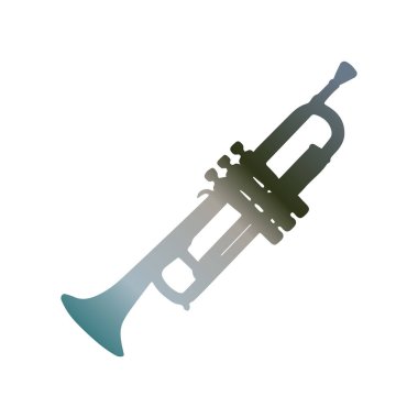trompet enstrümanı müzik aleti simgesi