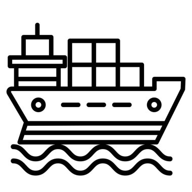 Kargo gemisi simgesi, taslak biçimi