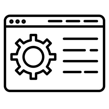 tarayıcı ayarları simgesi, özet biçimi