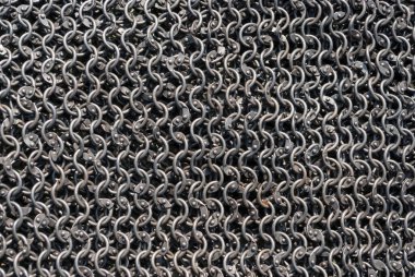 Metal halkalardan, zincirli postalardan