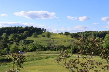 Güzel manzaralı vadi manzarası