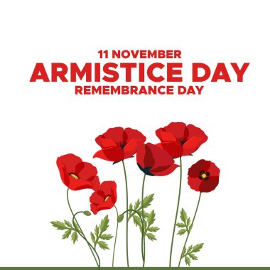 Armistice Day, Remembrance Day,  11 November, greeting card, vector graphic Remembrance Day or Armistice Day.