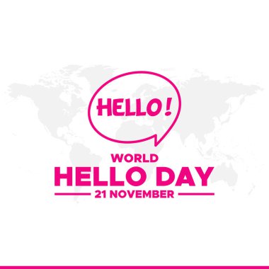 Dünya Merhaba Günü, Dünya Merhaba Günü Vektör İllüstrasyonu, Arkaplan, Banner, Poster, Tebrik Kartı, Web ve Sosyal Medya Postası. El ve Toprak Silueti.