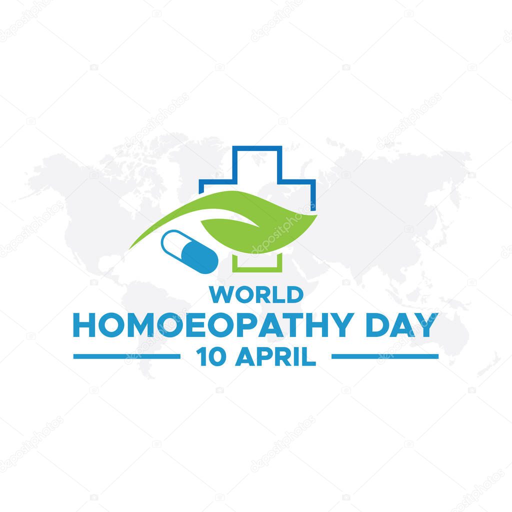 World Homeopathy Day poster design. World Homoeopathy Day. World Homeopathy Day on 10th April