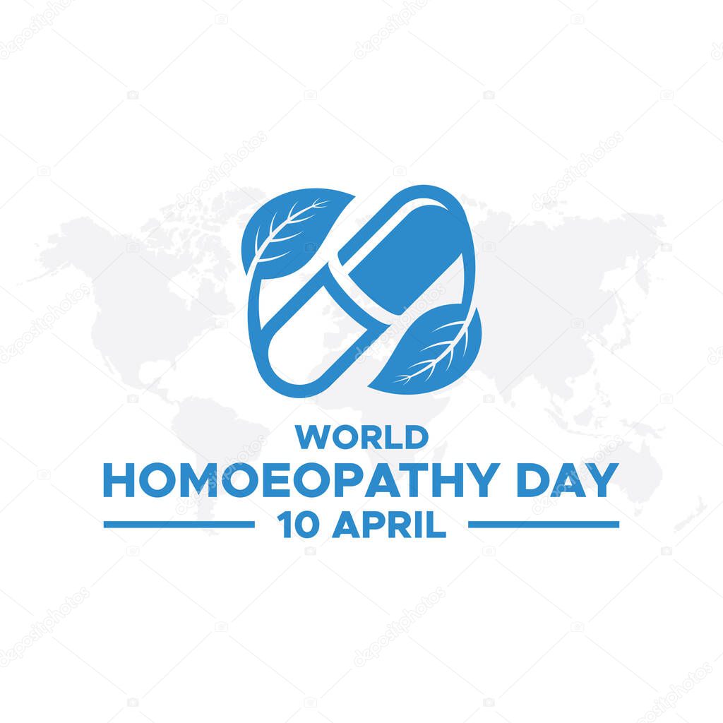 World Homeopathy Day poster design. World Homoeopathy Day. World Homeopathy Day on 10th April