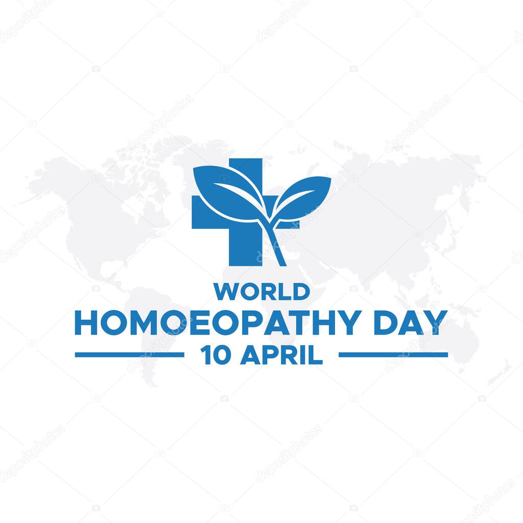 World Homeopathy Day poster design. World Homoeopathy Day. World Homeopathy Day on 10th April