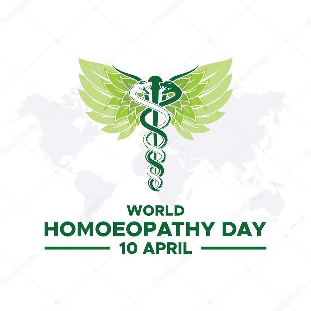 World Homeopathy Day poster design. World Homoeopathy Day. World Homeopathy Day on 10th April