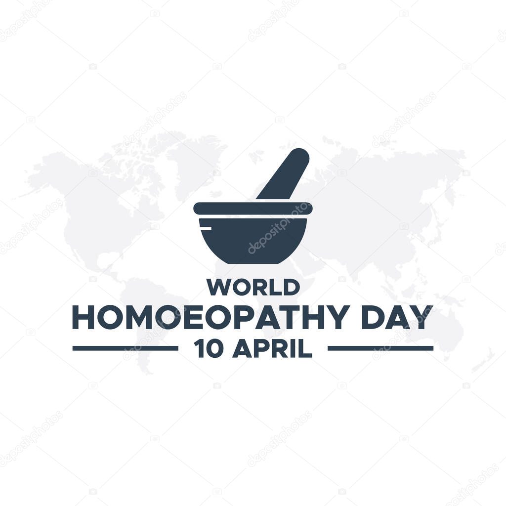 World Homeopathy Day poster design. World Homoeopathy Day. World Homeopathy Day on 10th April