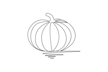 Kabak aralıksız bir çizgi çizer ve minimalist stil ana hatları izole eder.