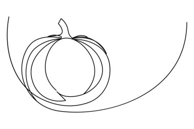 Kabak aralıksız bir çizgi çizer ve minimalist stil ana hatları izole eder.