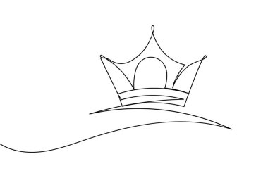 Eğri üzerinde tek bir taç çizimi