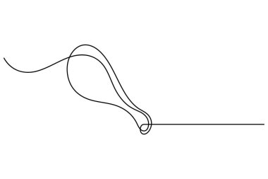 Yemek konsepti için beyaz arka planda kızarmış tavuk tasarımı çizimi