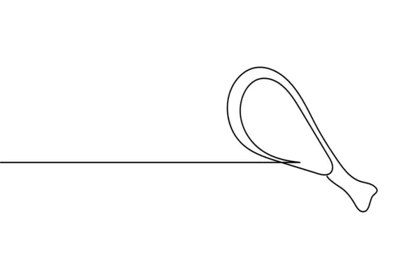 Yemek konsepti için beyaz arka planda kızarmış tavuk tasarımı çizimi