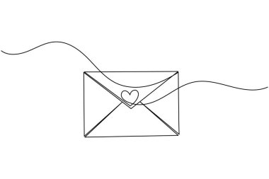 Bir satır çizimi simgesi izole edilmiş basit asgari vektör çizimi