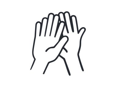 İki El Vektör Sanatı illüstrasyonu