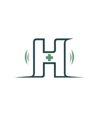 Tıbbi servis logoları vektör kümesi